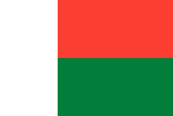 Drapeau Madagascar