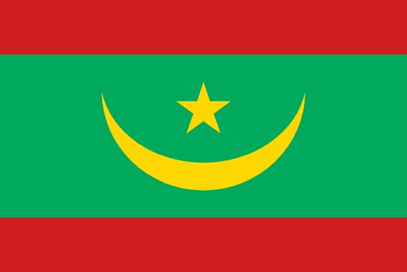 Drapeau Mauritanie